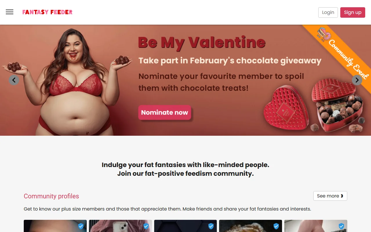 Screenshot of Fantasyfeeder